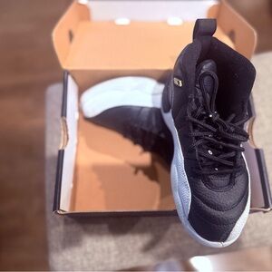 Jordan 12 Retro PS Black and Red Sneakers